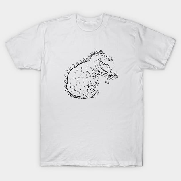 Dinosaur T-Shirt by linesdesigns